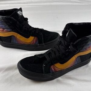 Vans Sk8-Hi Reissue Refract Black And Multi Skate Shoes Women’s 7